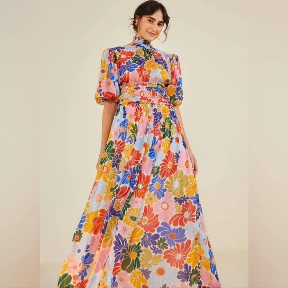 Farm Rio Daisy Maxi Dress - Picture 2 of 5